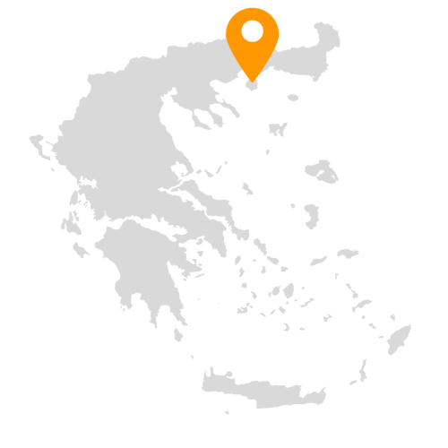 Καβάλα – Δράμα – Θάσος-GREY MAP Καβάλα – Δράμα – Θάσος-GREY MAP